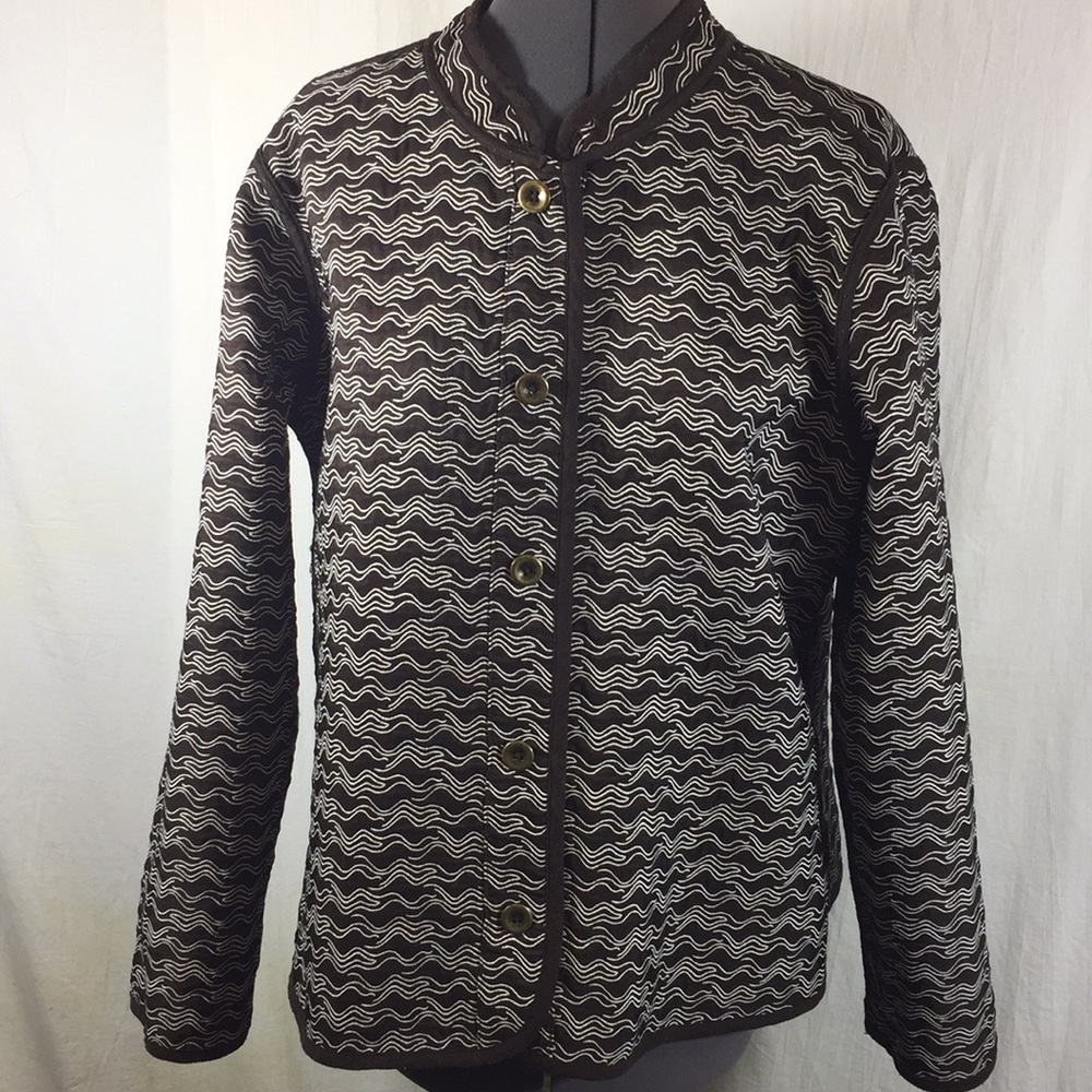 Reversible Button Front Multi Colored Jacket - image 7